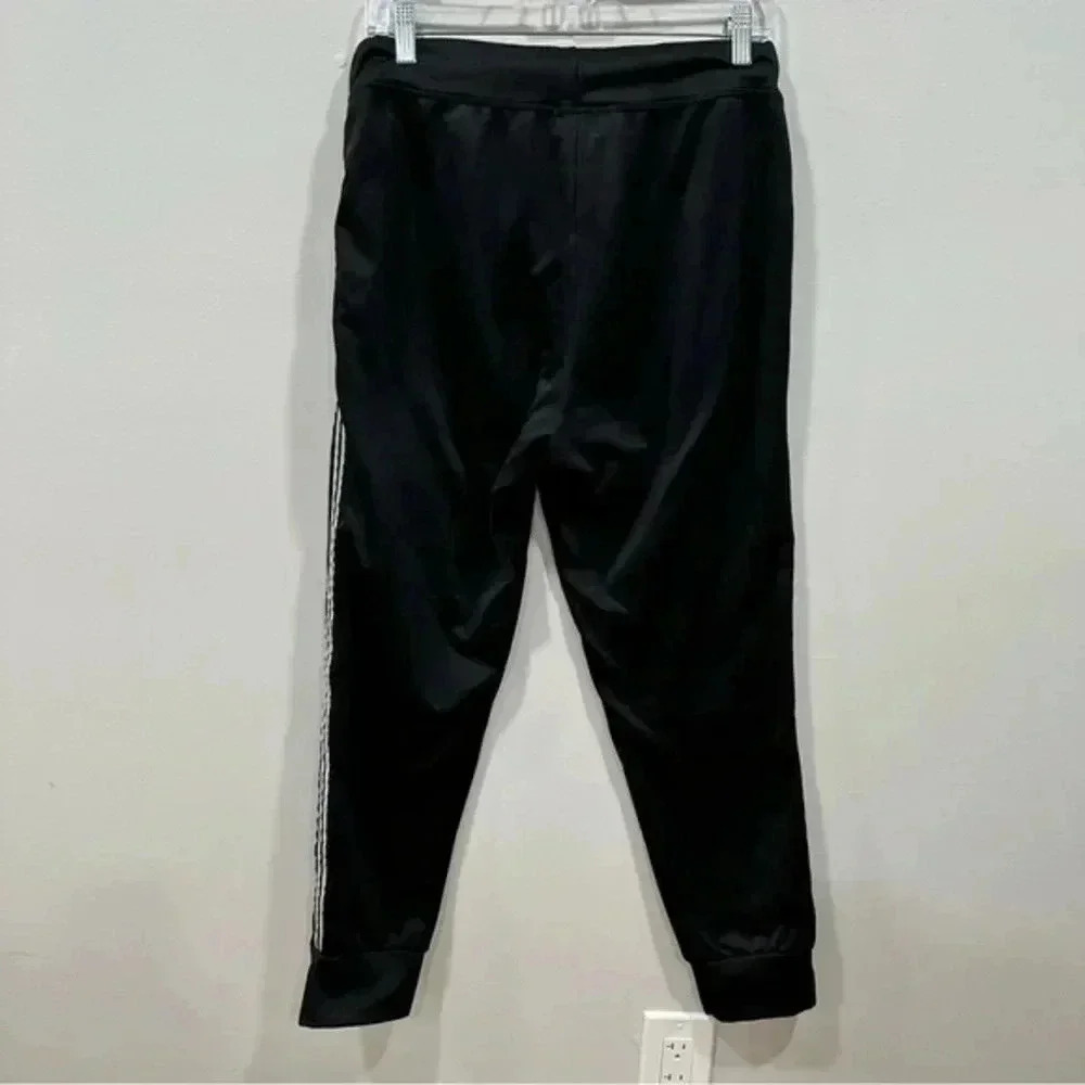 Sundry black jogger pants with white stripes on side 2 - Picture 4 of 10
